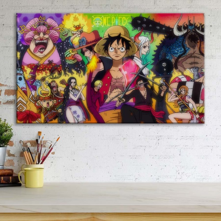 One Piece Alle Charaktere 35 Leinwandbilder – Bild 3