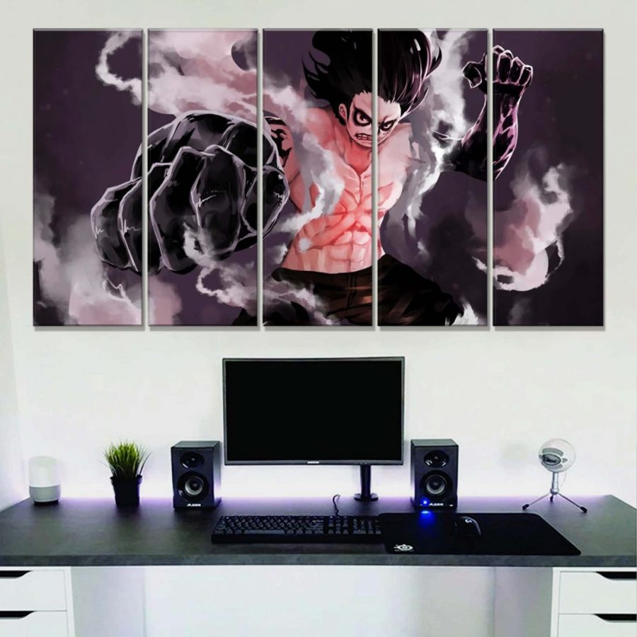 One Piece Monkey D. Luffy Gear 4 Leinwandbilder – Bild 2