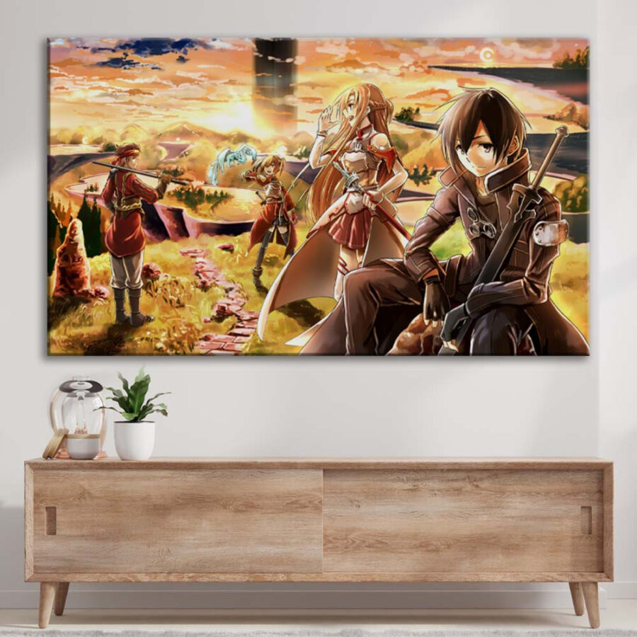 Sword Art Online Alle Charaktere Leinwandbilder – Bild 3