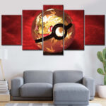 Pokemon Ball 77 Leinwandbilder