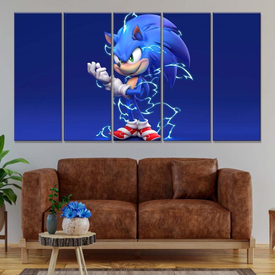 Sonic The Hedgehog 12 Leinwandbilder – Bild 2