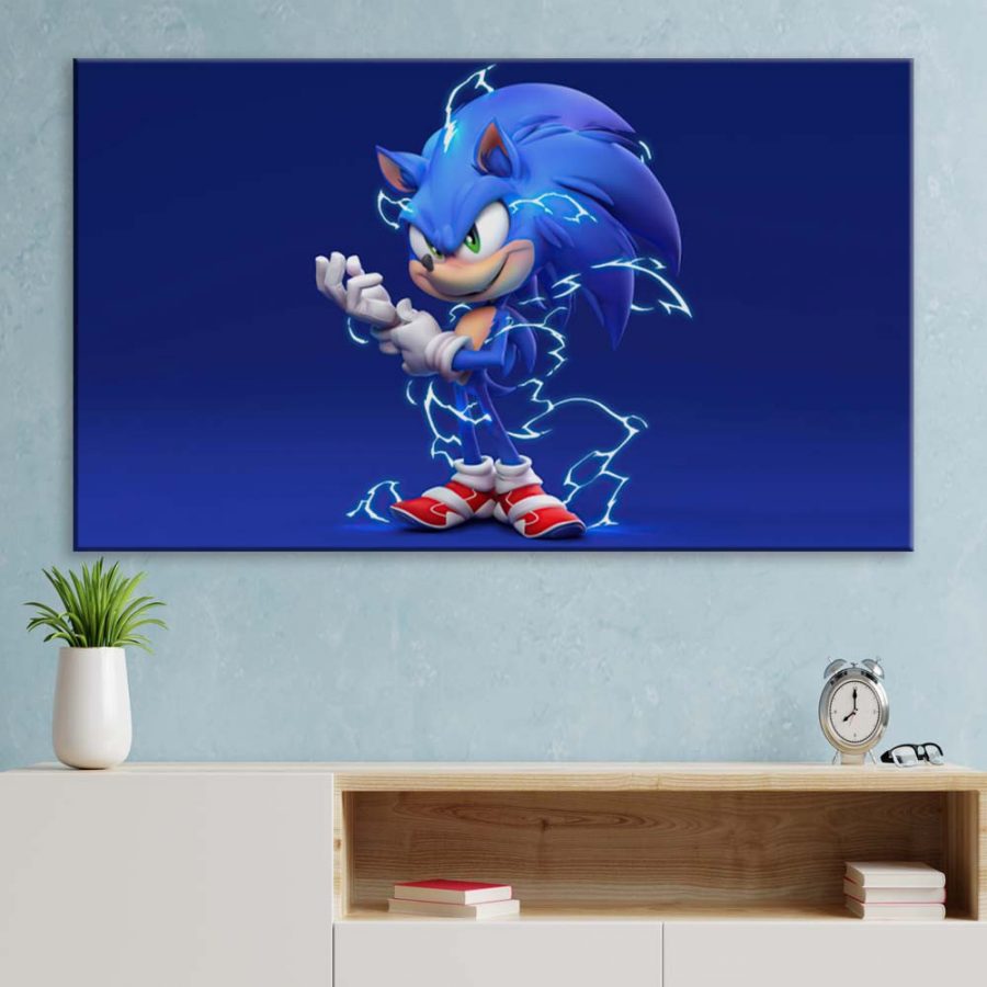 Sonic The Hedgehog 12 Leinwandbilder – Bild 3