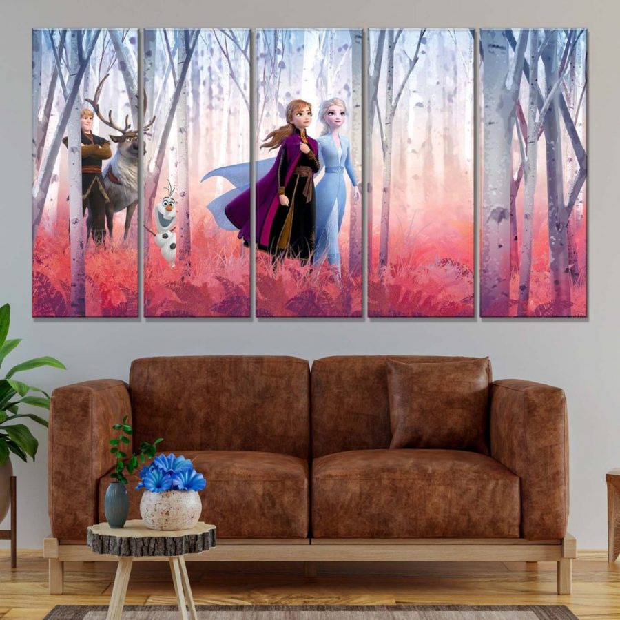 Alsa Anna Frozen Disney 2 Leinwandbilder – Bild 2