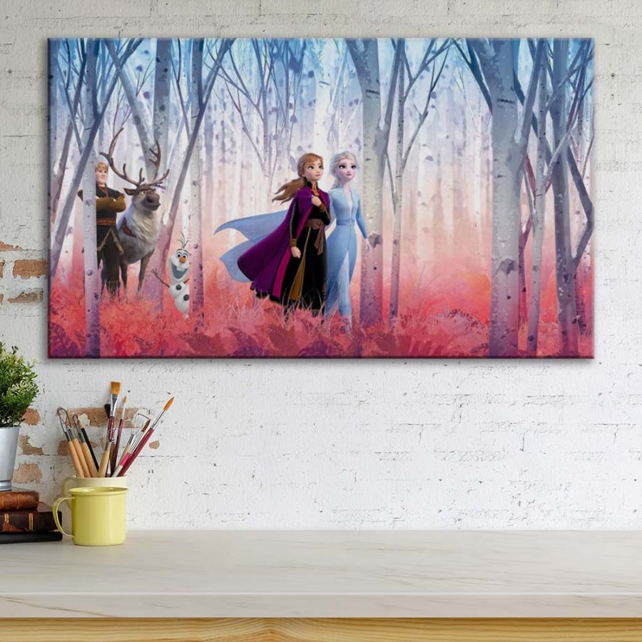 Alsa Anna Frozen Disney 2 Leinwandbilder – Bild 3
