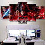 Star Wars Alle Charaktere 2 Leinwandbilder