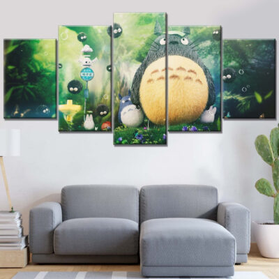 Mein Nachbar Totoro Alle Charaktere 11 Leinwandbilder