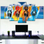 Ninjago Alle Charaktere 27 Leinwandbilder