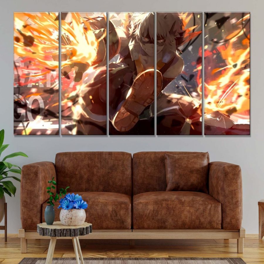 My Hero Academia Katsuki Bakugou 2 Leinwandbilder – Bild 2