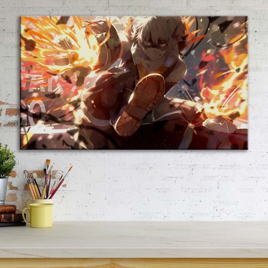 My Hero Academia Katsuki Bakugou 2 Leinwandbilder – Bild 3