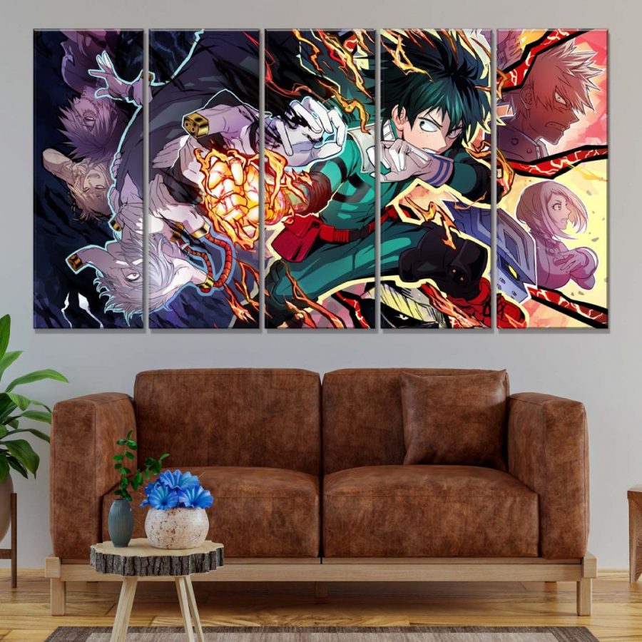 My Hero Academia Izuku Midoriya 2 Leinwandbilder – Bild 2