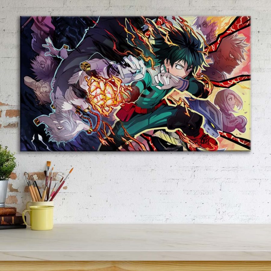 My Hero Academia Izuku Midoriya 2 Leinwandbilder – Bild 3