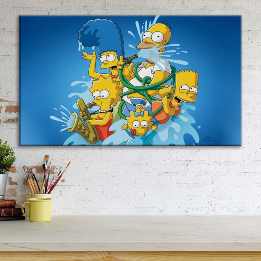 Die Simpsons 2 Leinwandbilder – Bild 3