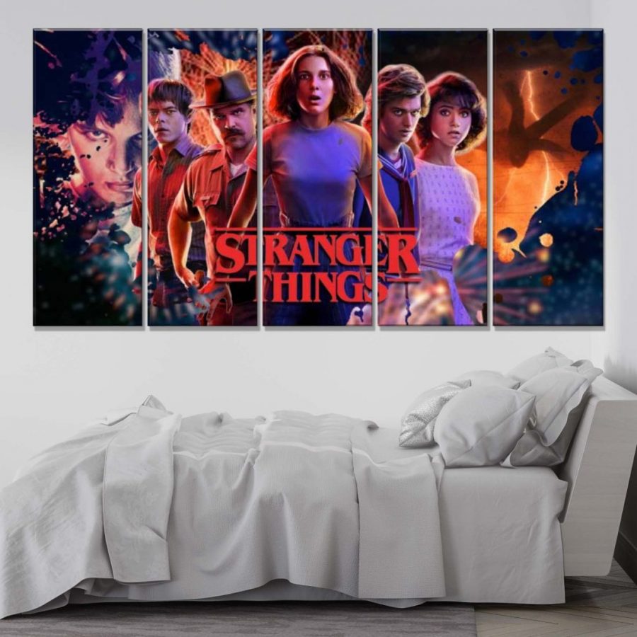 Stranger Thing Alle Charaktere 19 Leinwandbilder – Bild 2