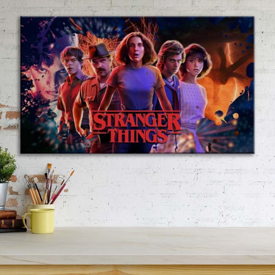 Stranger Thing Alle Charaktere 19 Leinwandbilder – Bild 3