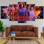 Stranger Thing Alle Charaktere 19 Leinwandbilder