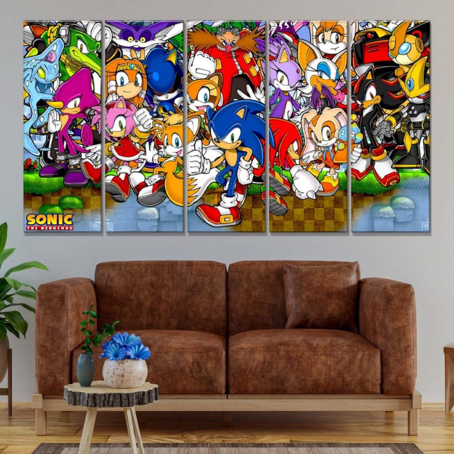 Sonic The Hedgehog 27 Leinwandbilder – Bild 2