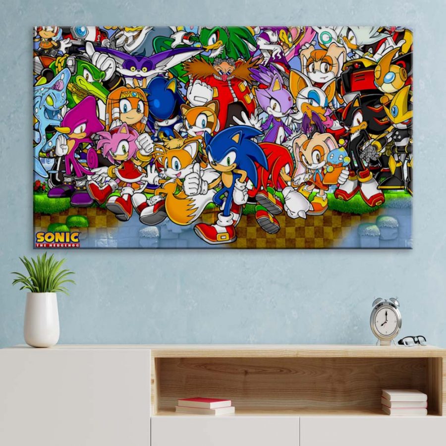 Sonic The Hedgehog 27 Leinwandbilder – Bild 3