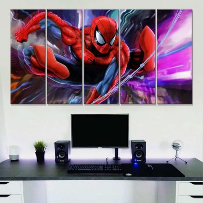 Alternative view of Spider Man Marvel 30 Leinwandbilder