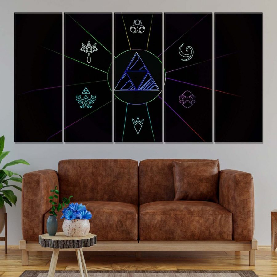 The Legend of Zelda Triforce 2 Leinwandbilder – Bild 2