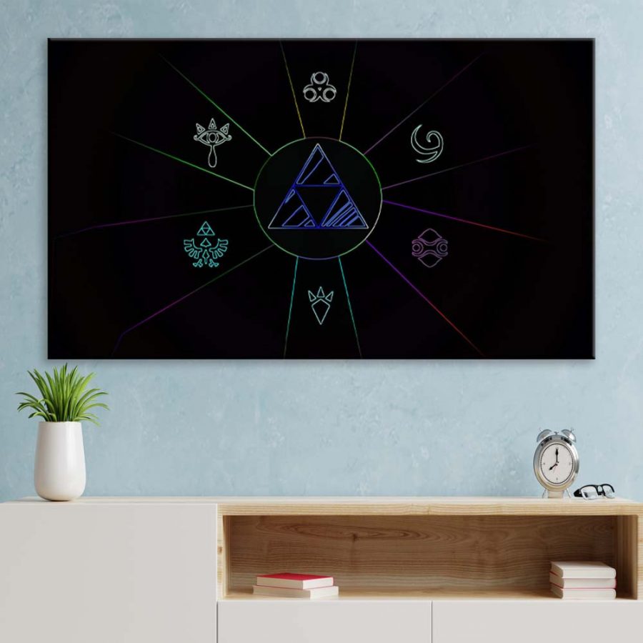 The Legend of Zelda Triforce 2 Leinwandbilder – Bild 3