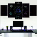 The Legend of Zelda Triforce 2 Leinwandbilder