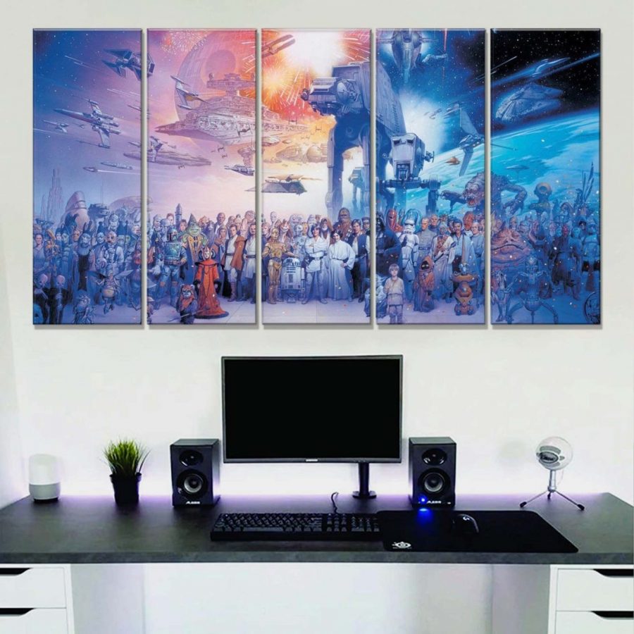 Star Wars Alle Charaktere 14 Leinwandbilder – Bild 2