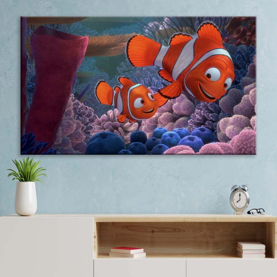Findet Nemo Figuren 6 Stück Leinwandbilder – Bild 3