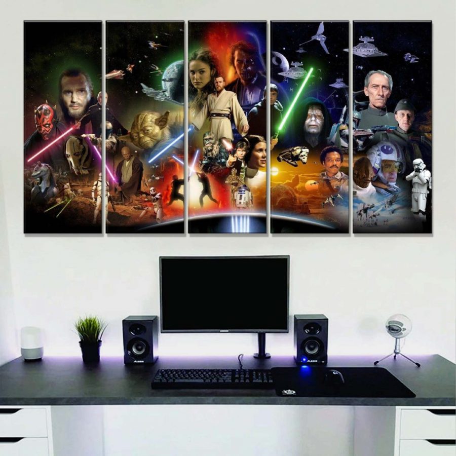 Star Wars Alle Charaktere 32 Leinwandbilder – Bild 2