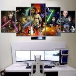 Star Wars Alle Charaktere 32 Leinwandbilder