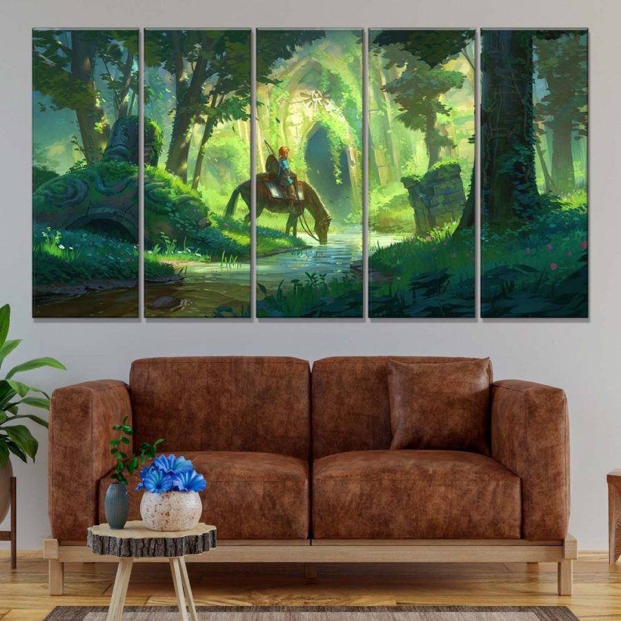 Breath of the Wild The Legend of Zelda Leinwandbilder – Bild 2