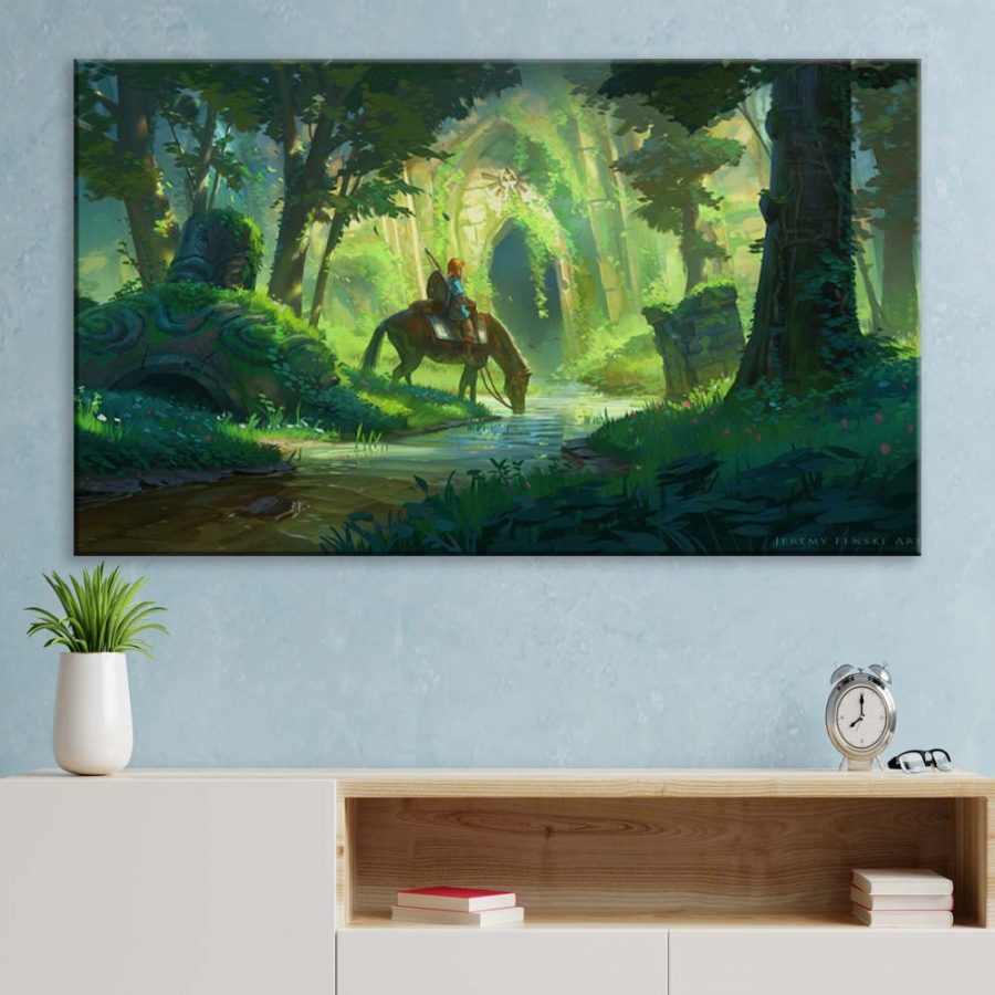 Breath of the Wild The Legend of Zelda Leinwandbilder – Bild 3