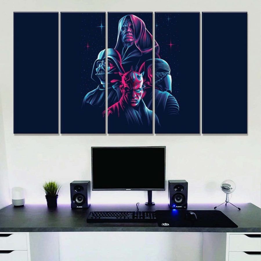 Star Wars Alle Charaktere 44 Leinwandbilder – Bild 2