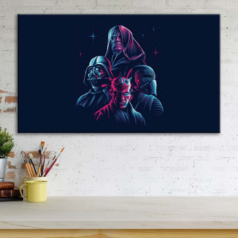 Star Wars Alle Charaktere 44 Leinwandbilder – Bild 3