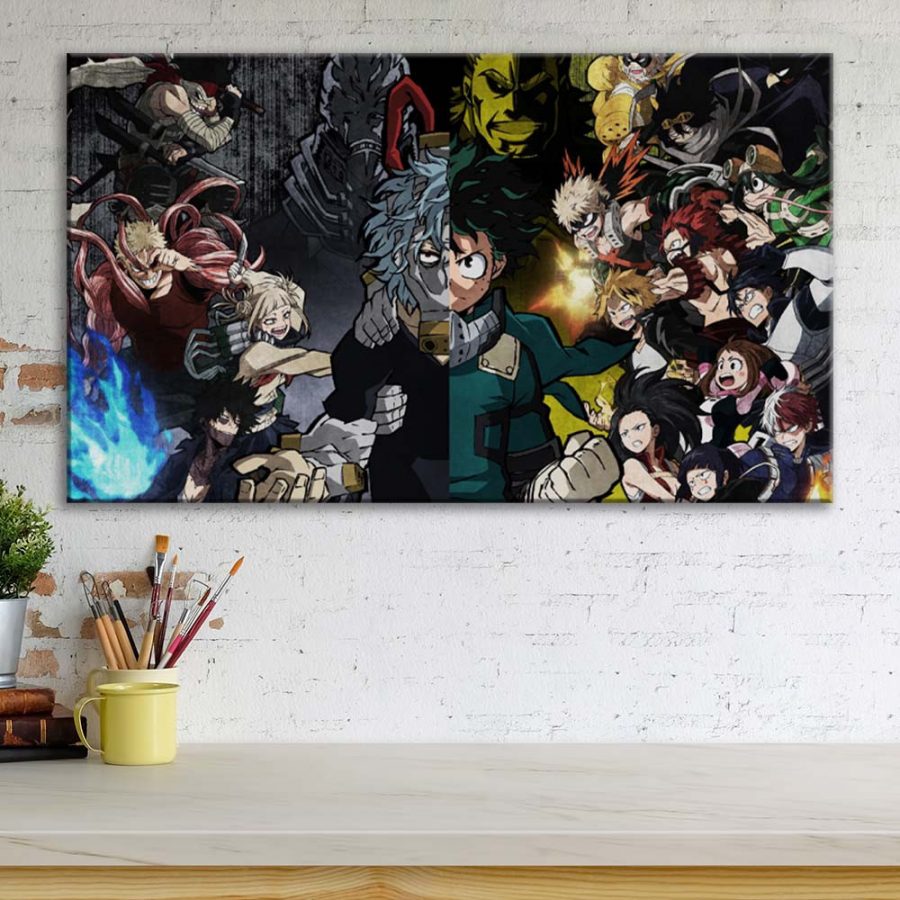 My Hero Academia Alle Charaktere 24 Leinwandbilder – Bild 3