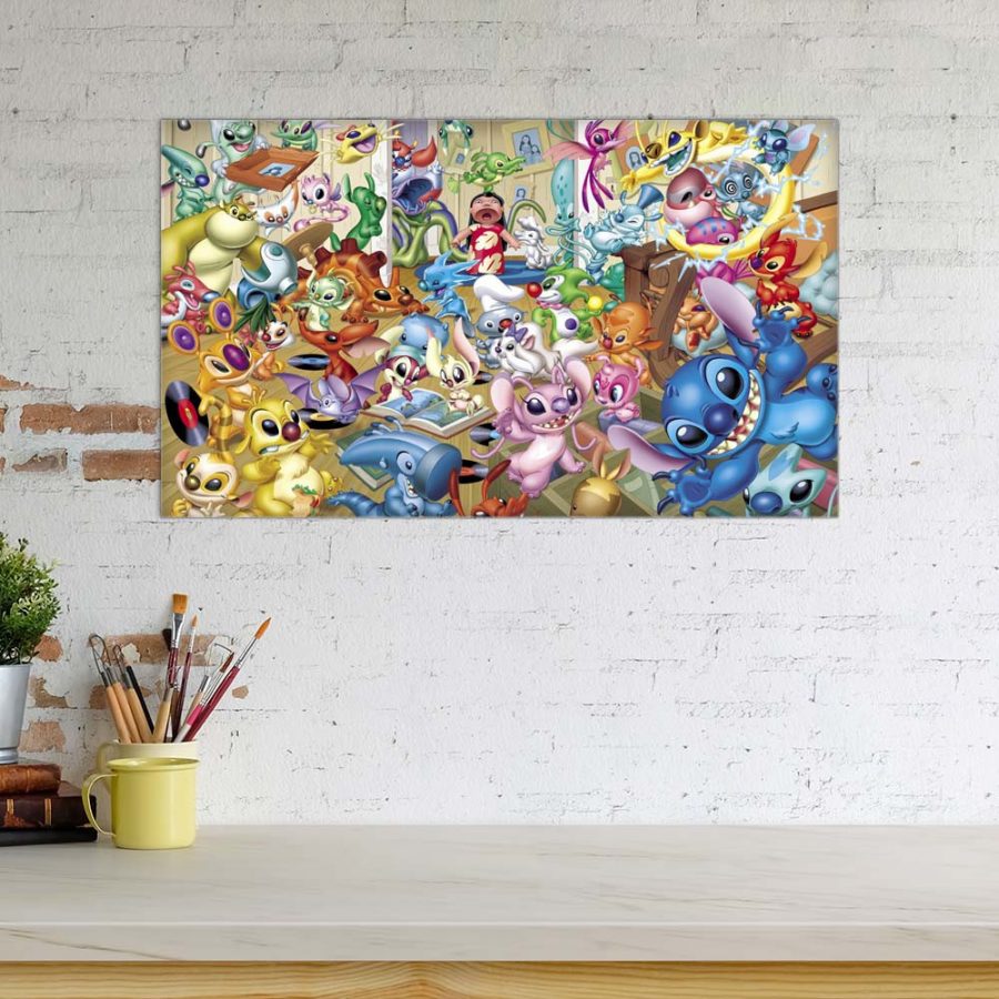 Disney Lilo und Stitch Alle Charaktere 2 Leinwandbilder – Bild 3