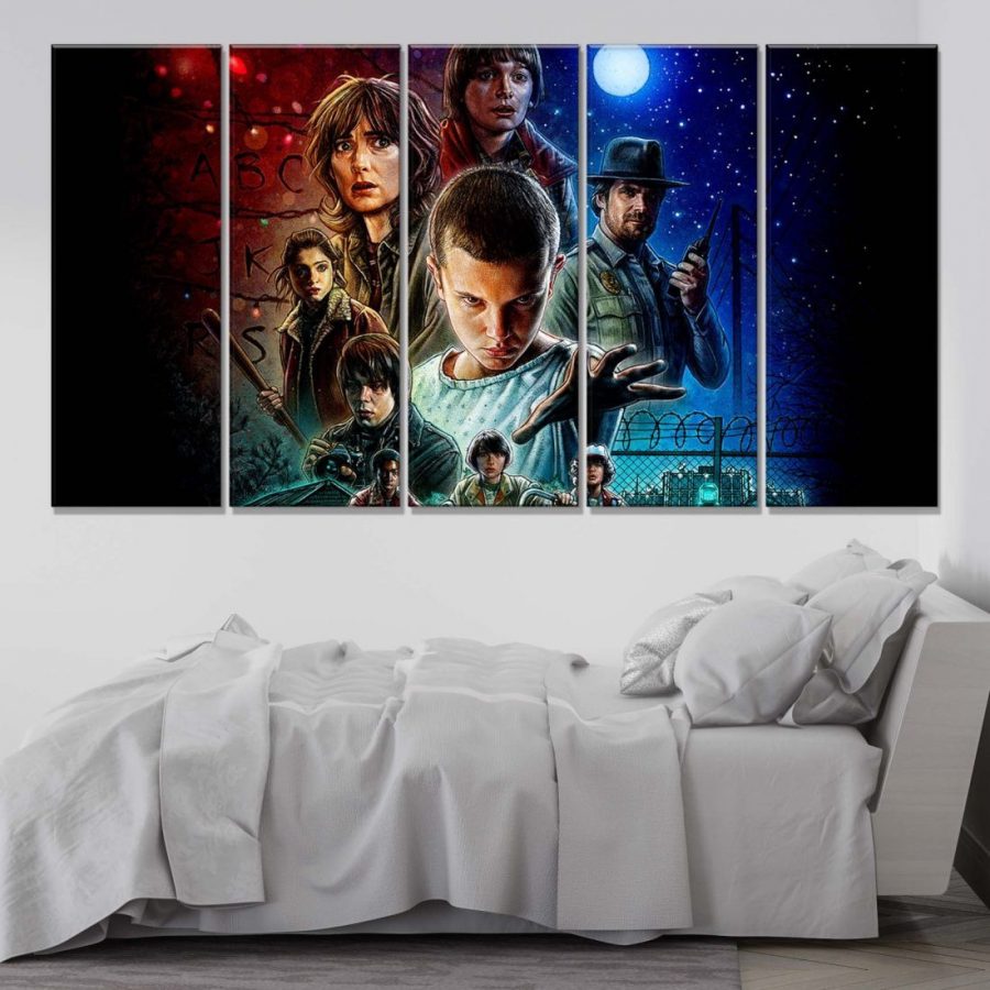 Stranger Thing Alle Charaktere 15 Leinwandbilder – Bild 2