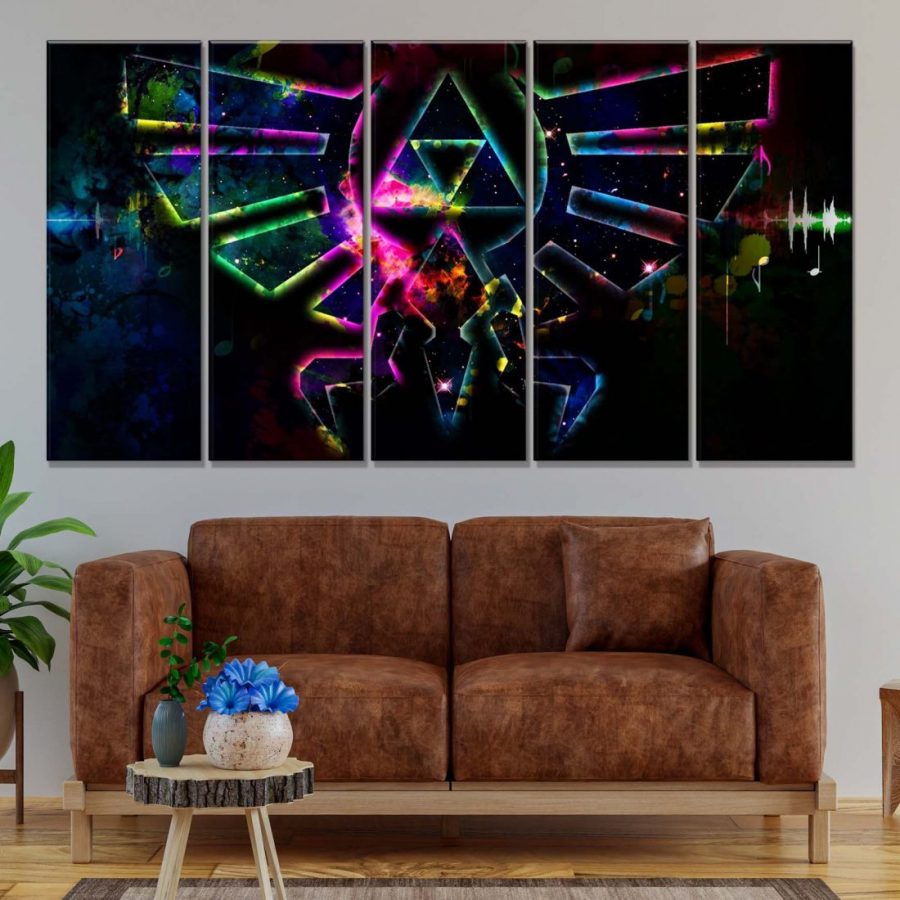 The Legend of Zelda Triforce 5 Leinwandbilder – Bild 2