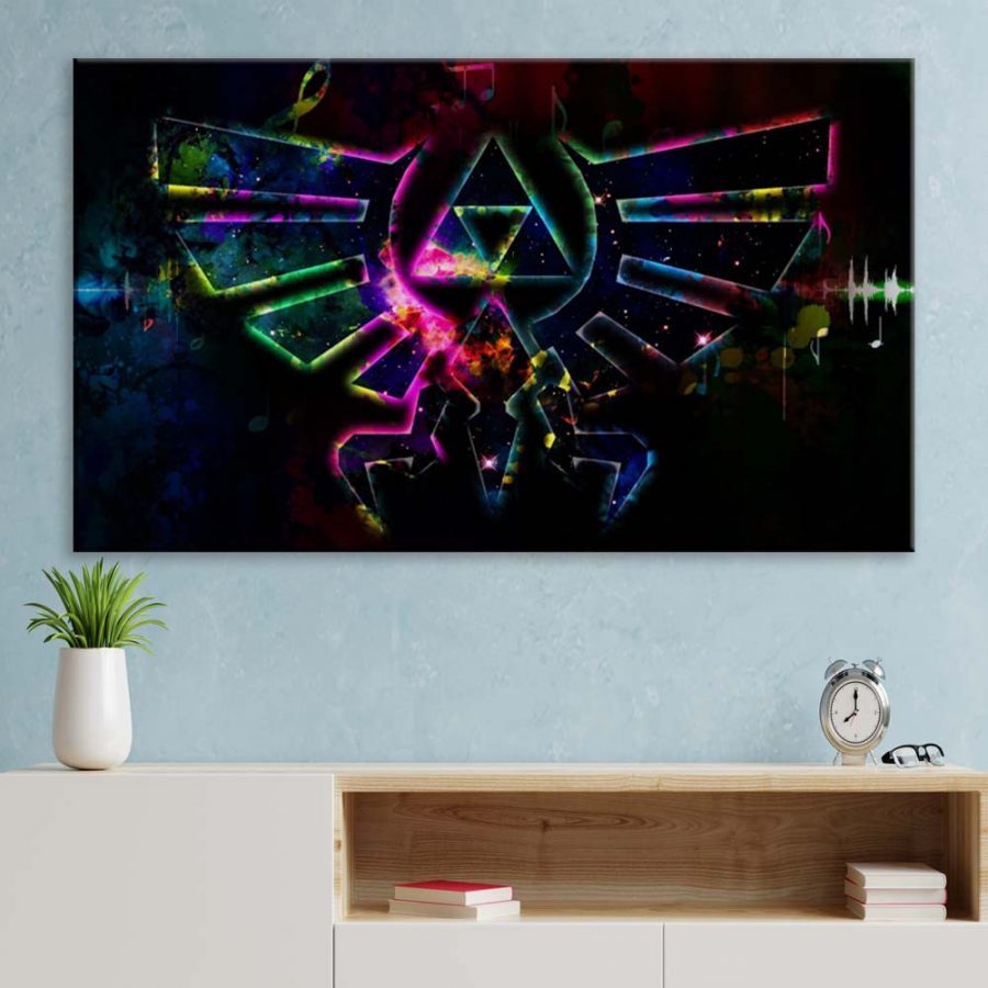 The Legend of Zelda Triforce 5 Leinwandbilder – Bild 3
