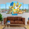 Die Simpsons Alle Charaktere 33 Leinwandbilder