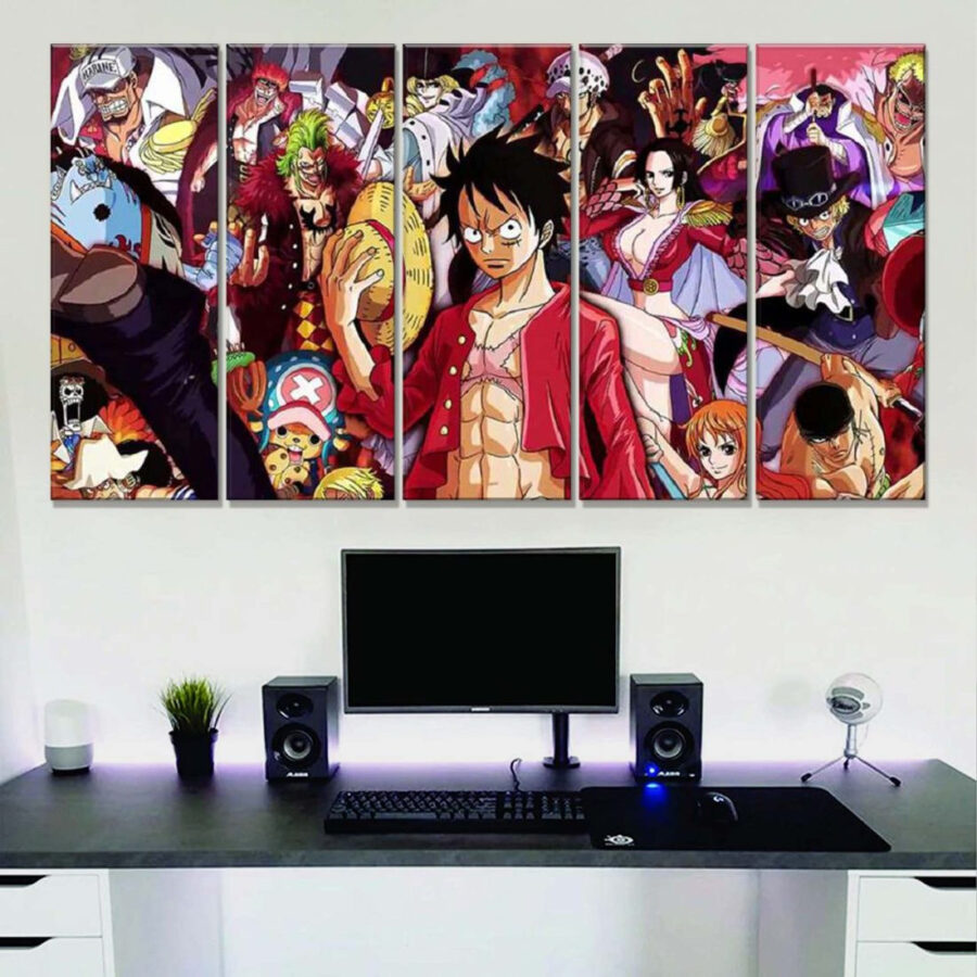 One Piece Alle Charaktere 56 Leinwandbilder – Bild 2