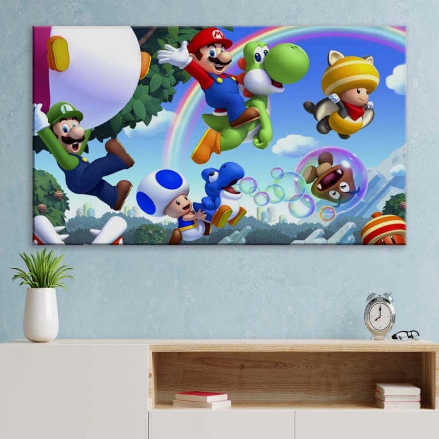 Super Mario 26 Leinwandbilder – Bild 3