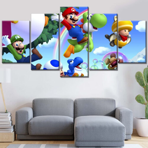 Super Mario 26 Leinwandbilder
