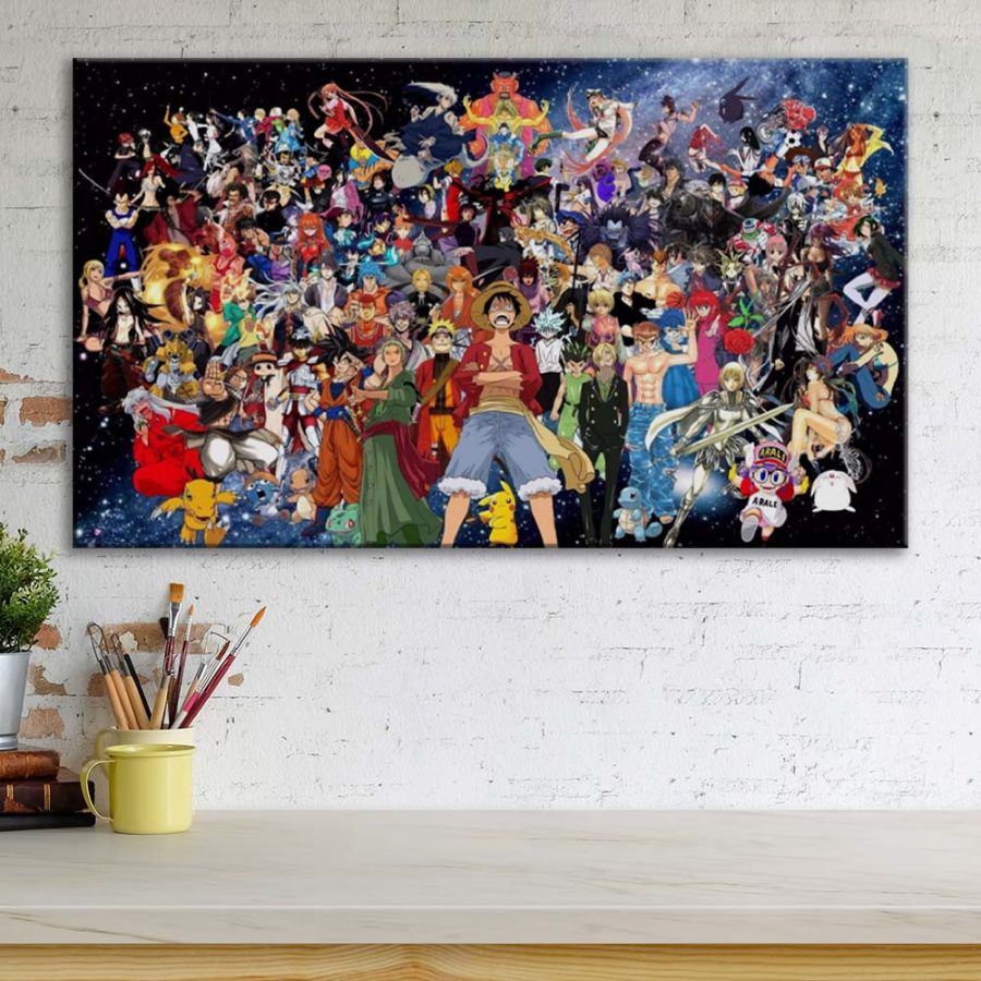 One Piece Alle Charaktere 31 Leinwandbilder – Bild 3