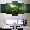 Star Wars Yoda Lichtschwert 39 Leinwandbilder