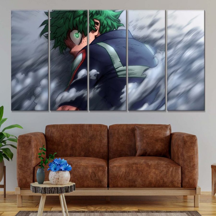 My Hero Academia Izuku Midoriya 4 Leinwandbilder – Bild 2