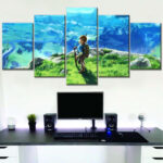 Link The Legend of Zelda 4 Leinwandbilder