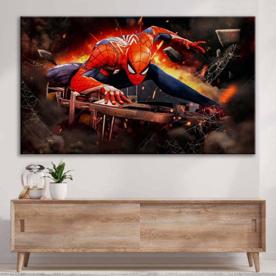 Spider Man Marvel 14 Leinwandbilder – Bild 3