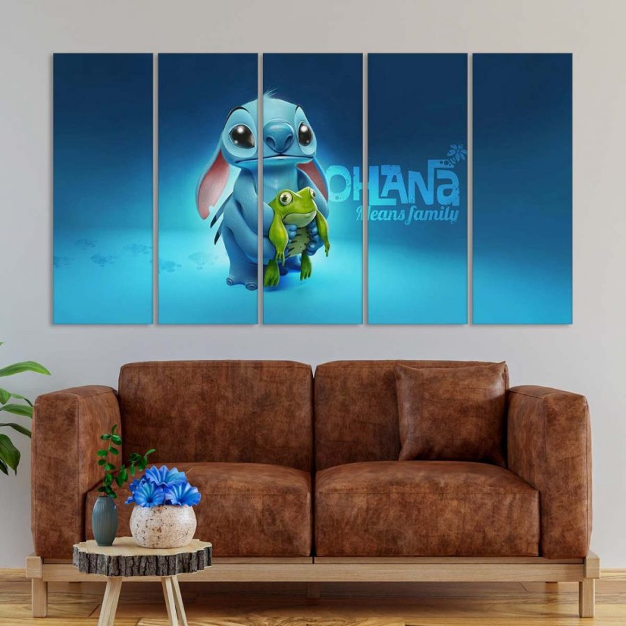 Disney Stitch 6 Leinwandbilder – Bild 2