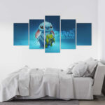 Disney Stitch 6 Leinwandbilder