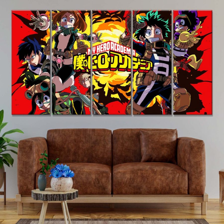 My Hero Academia Alle Charaktere 1 Leinwandbilder – Bild 2
